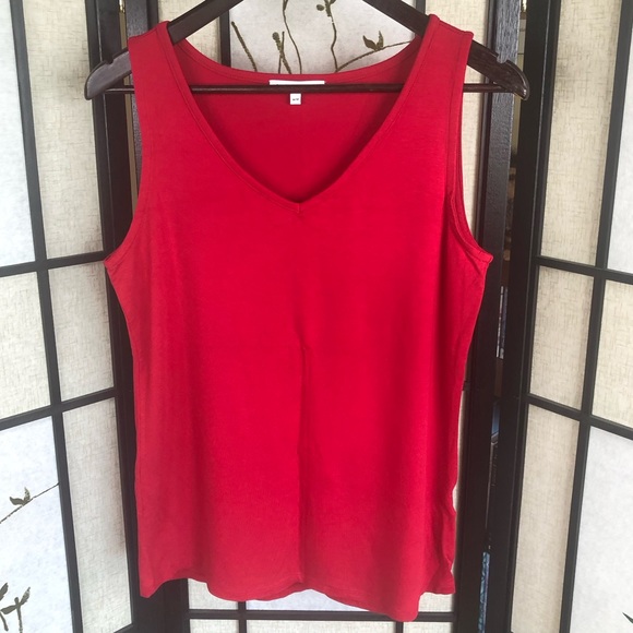 4 for 25$ San Francisco | Red Camisole Cami Tank Top. Size Medium. - Picture 1 of 5